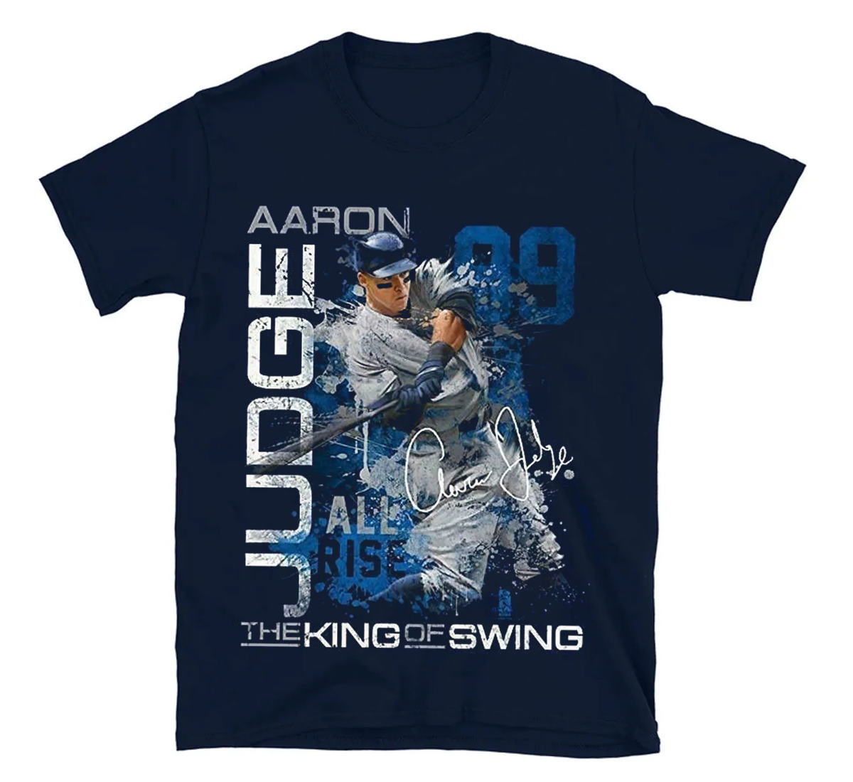 Vintage Aaron Judge NY Baseball Tee Shirt - Jolly Family Gifts