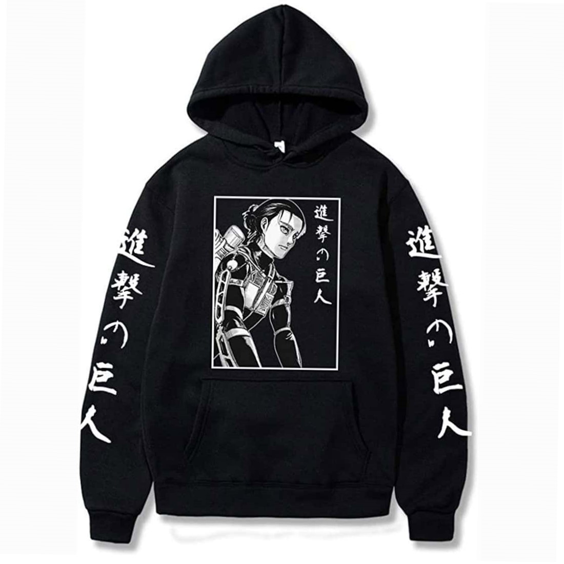 Attack on Titan Eren Yeager Harajuku Tracksui Anime 3D Hoodie