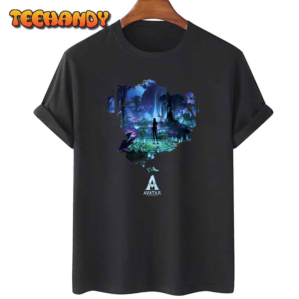 Avatar Pandora At Night Movie Poster T-Shirt