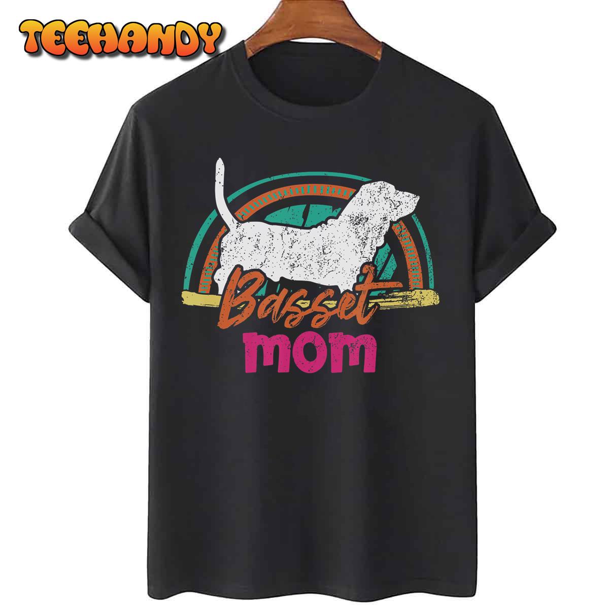 Basset Hound Mom – Basset Hound Dog T-Shirt