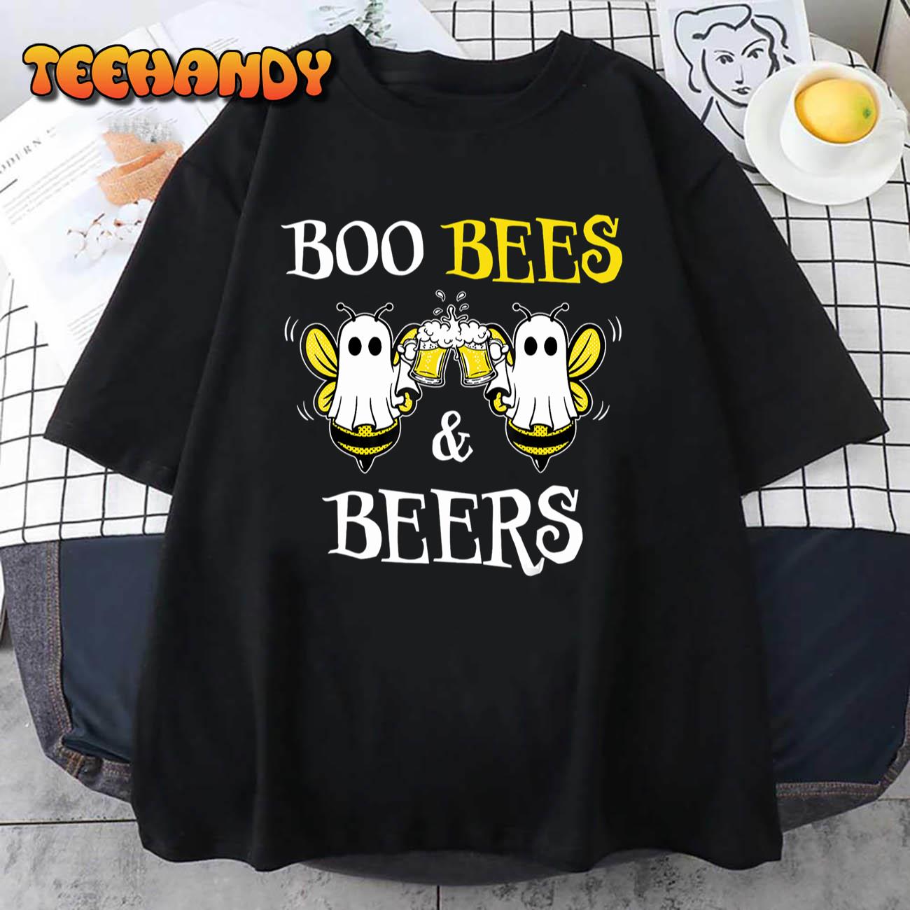 Boo Bees & Beers Couples Halloween Costume T-Shirt