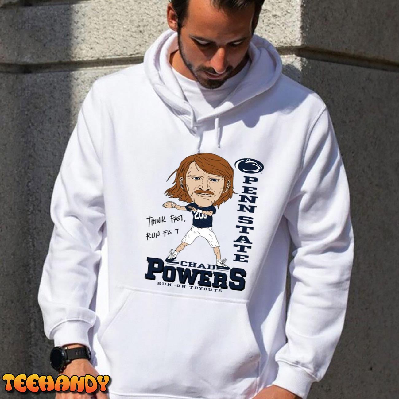 Chad Powers Chad Powers Think Fast Run Fast Vintage Unisex Hoodie