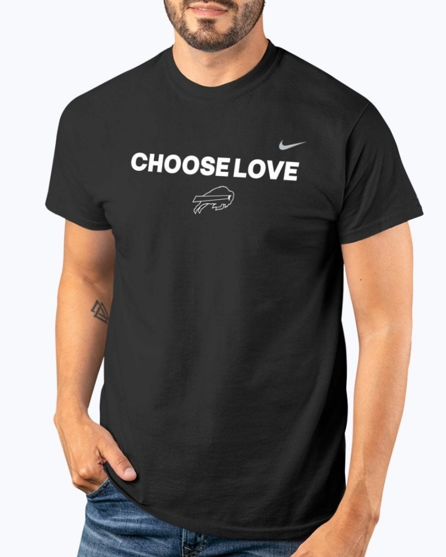 Choose Love Buffalo T-Shirt Buffalo Bills Stop Hate End Racism Choose Love Buffalo T-shirt