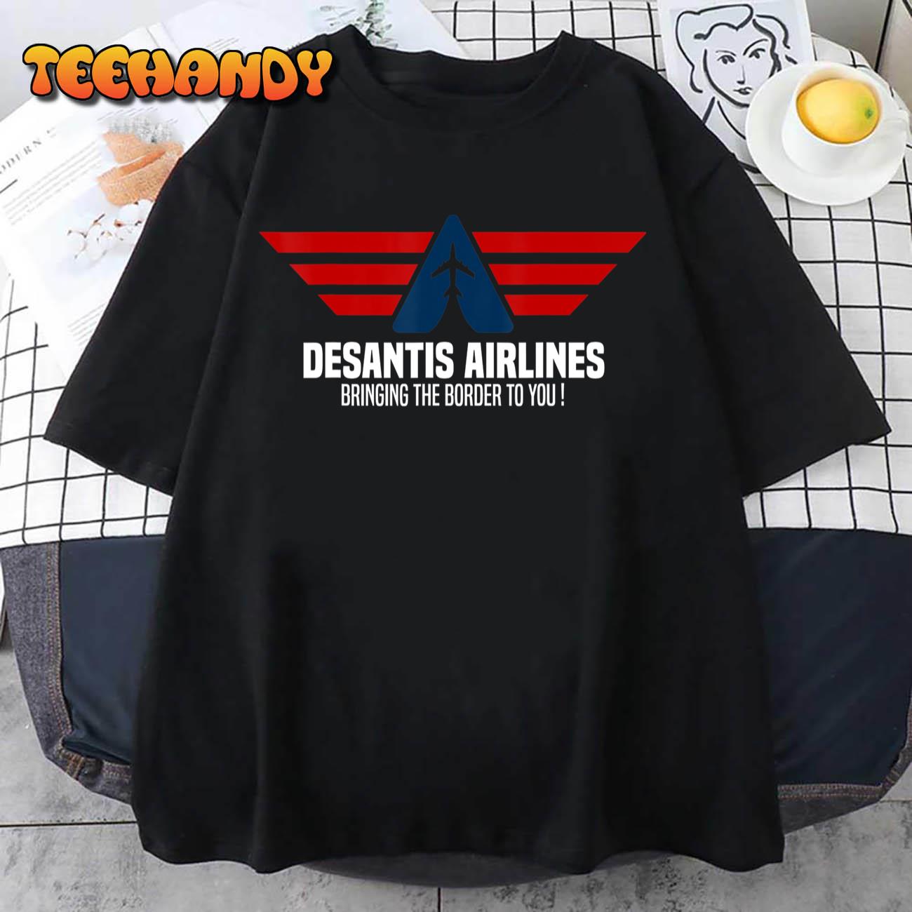 DeSantis Airlines Political DeSantis T-Shirt