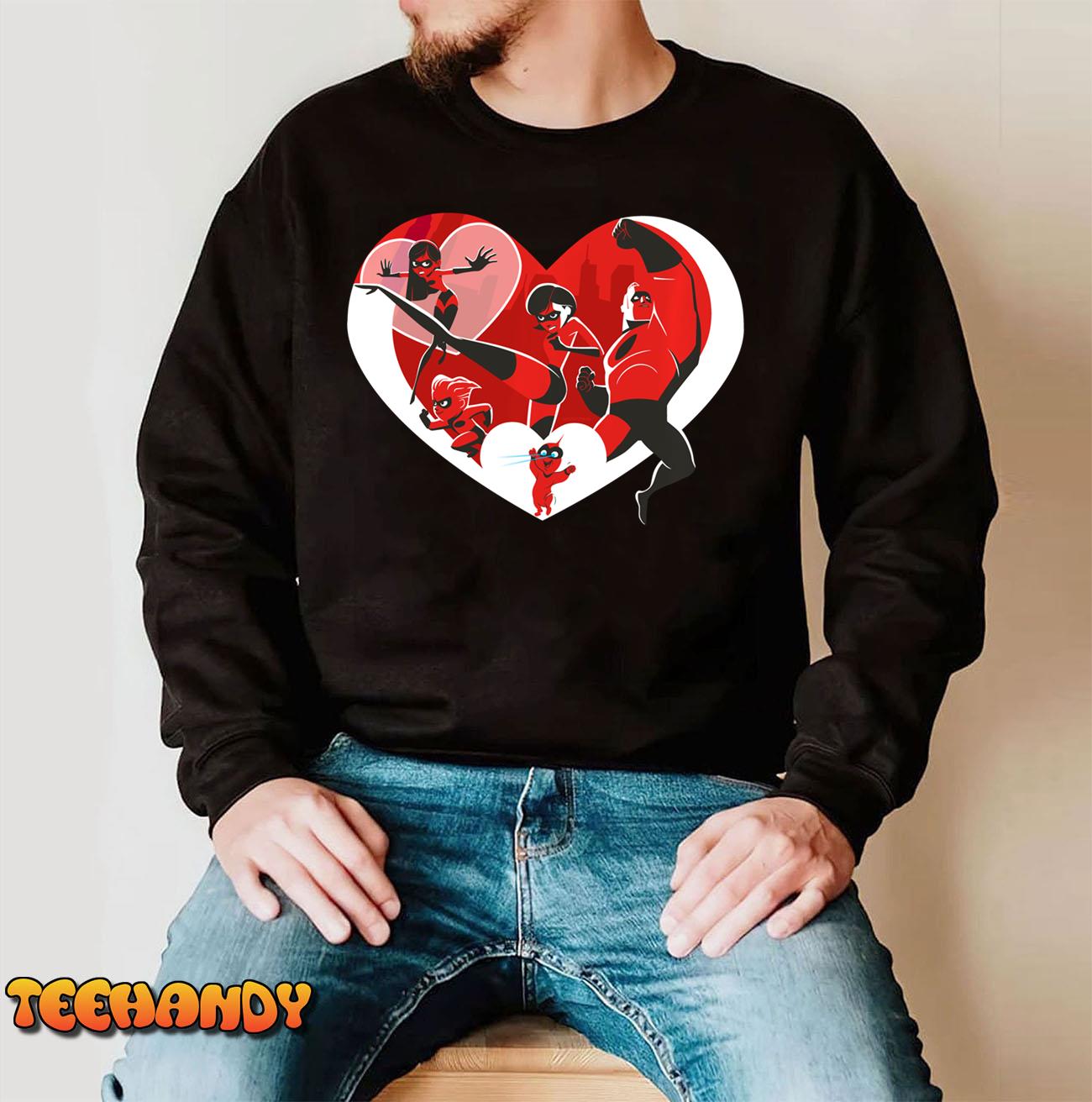 Disney and Pixar’s The Incredibles Family Valentine’s Day Sweatshirt