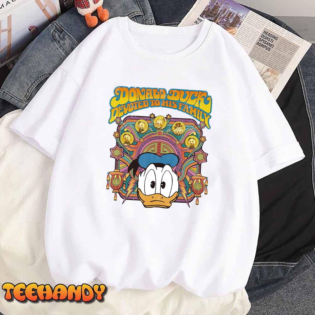 Disney DuckTales Donald Duck Devoted to His Family Retro T-Shirt