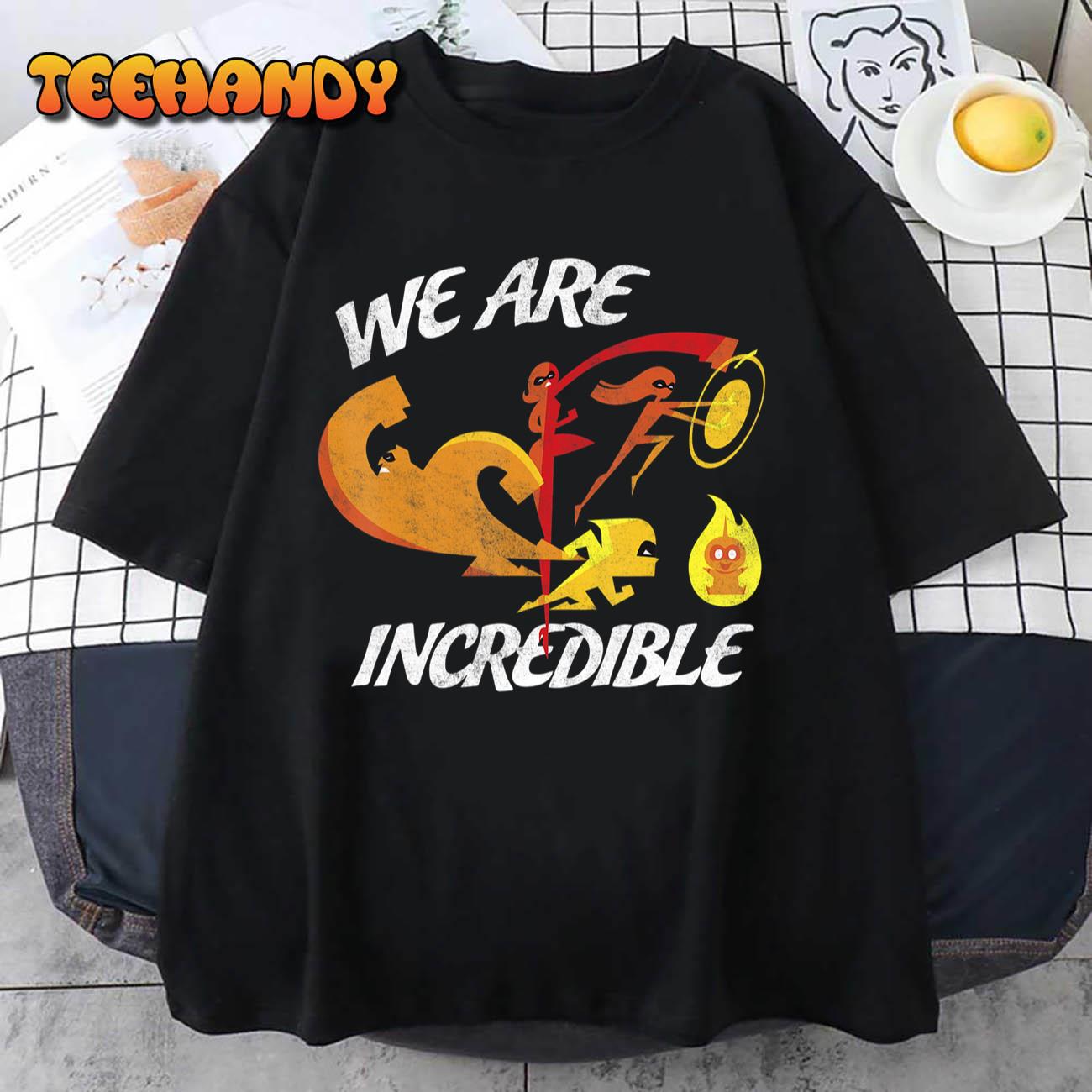 Disney Pixar Incredibles We Are Incredible Family T-Shirt