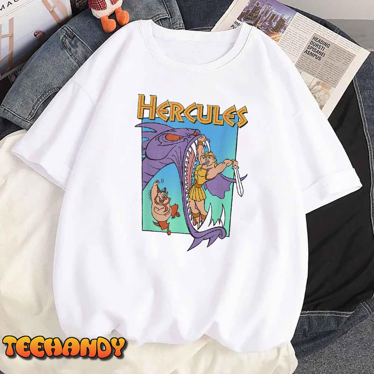 Disney’s Hercules Hydra Fight Adults Trending Unisex Shirt