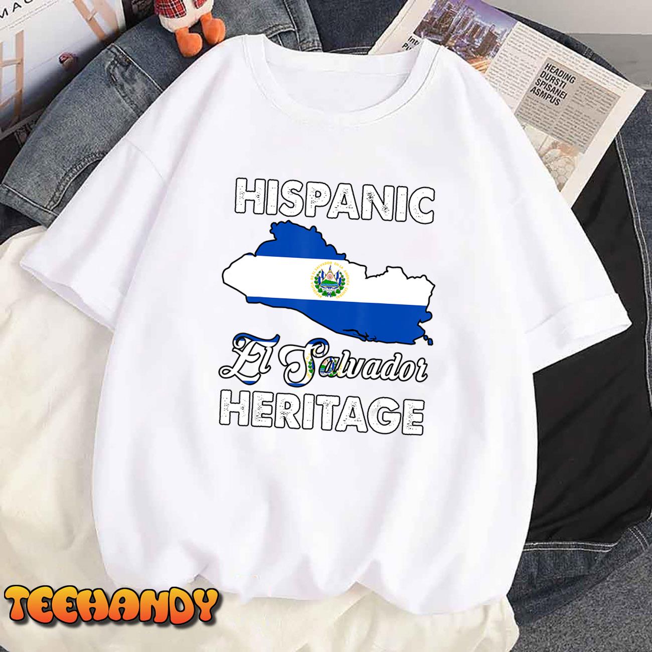 El-Salvador Flag Hispanic Heritage Month Salvadorian Pride  Sweatshirt