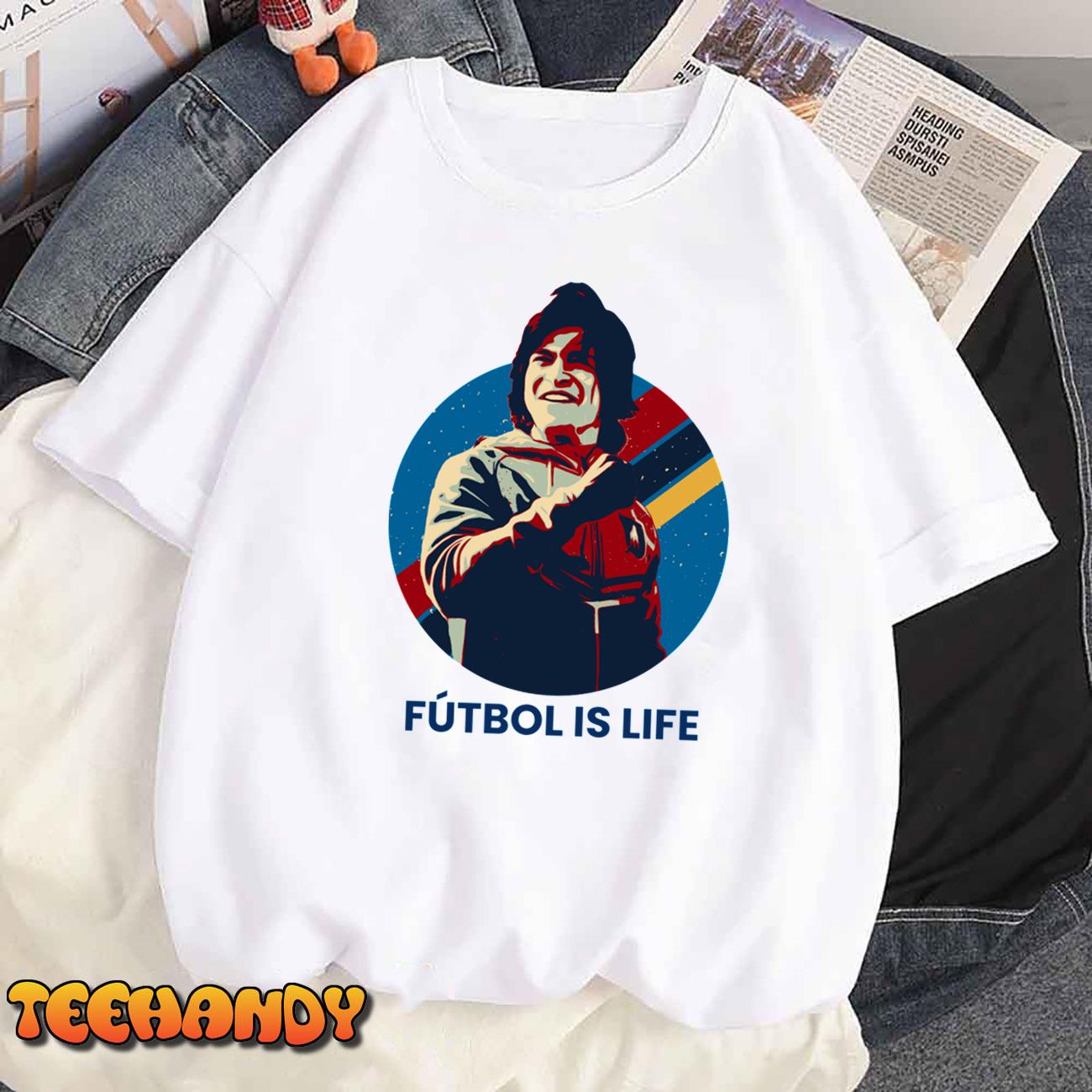 Futbol Is Life  Retro Unisex T-Shirt