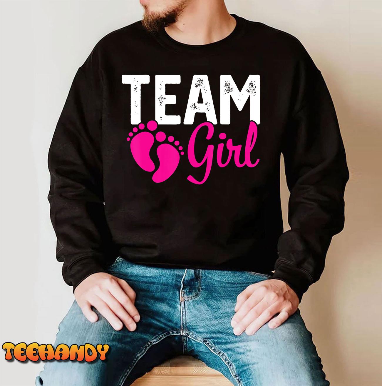 Gender Reveal Team Girl Pink Sweatshirt