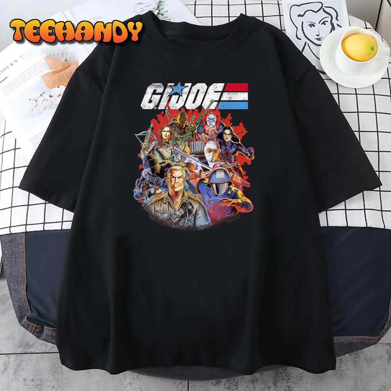 G.I. Joe Group Shot Fade Gift For Men and Women T Shirt