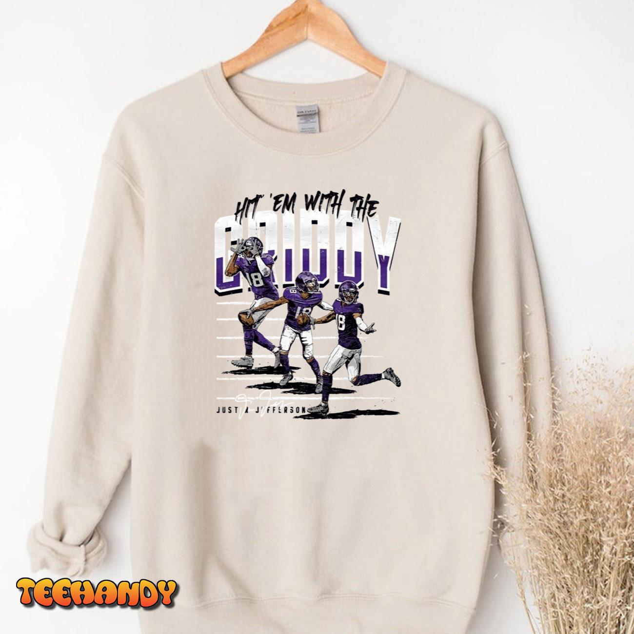 Justin Jefferson Randy Moss Shirt, Vintage Randy Moss 90s Style Rap Shirt  Designed & Sold By Liliana