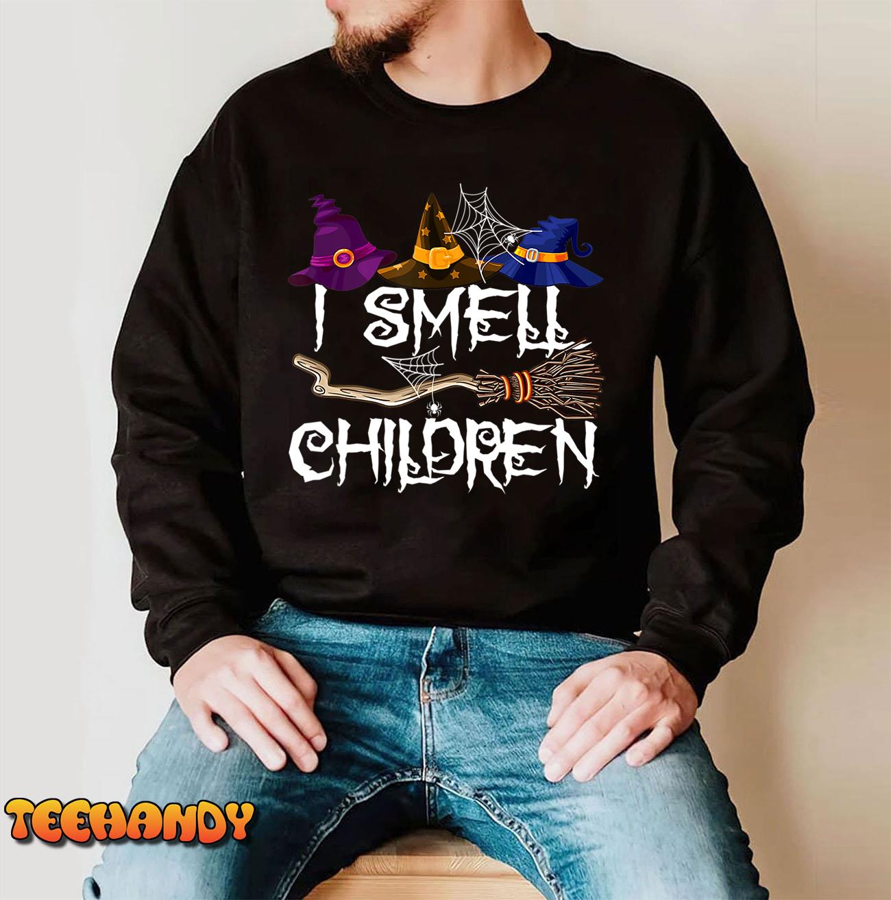 I Smell Children Funny Witches Halloween Party Costume T-Shirt