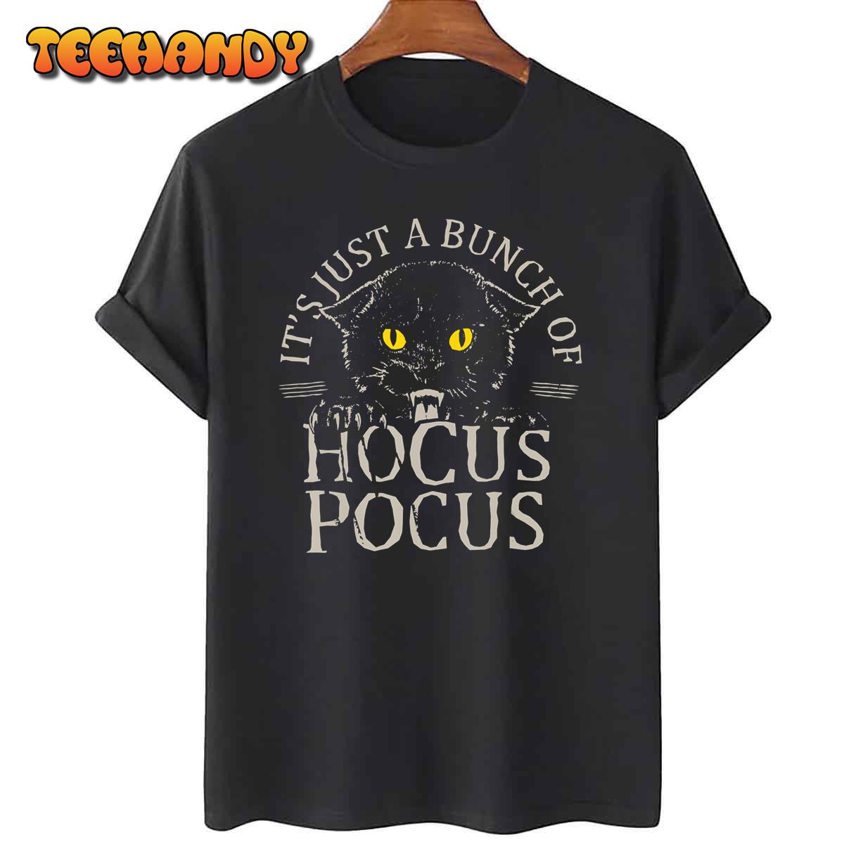 It’s Just A Bunch Of Hocus Pocus Cat Claws Costume Halloween Sweatshirt