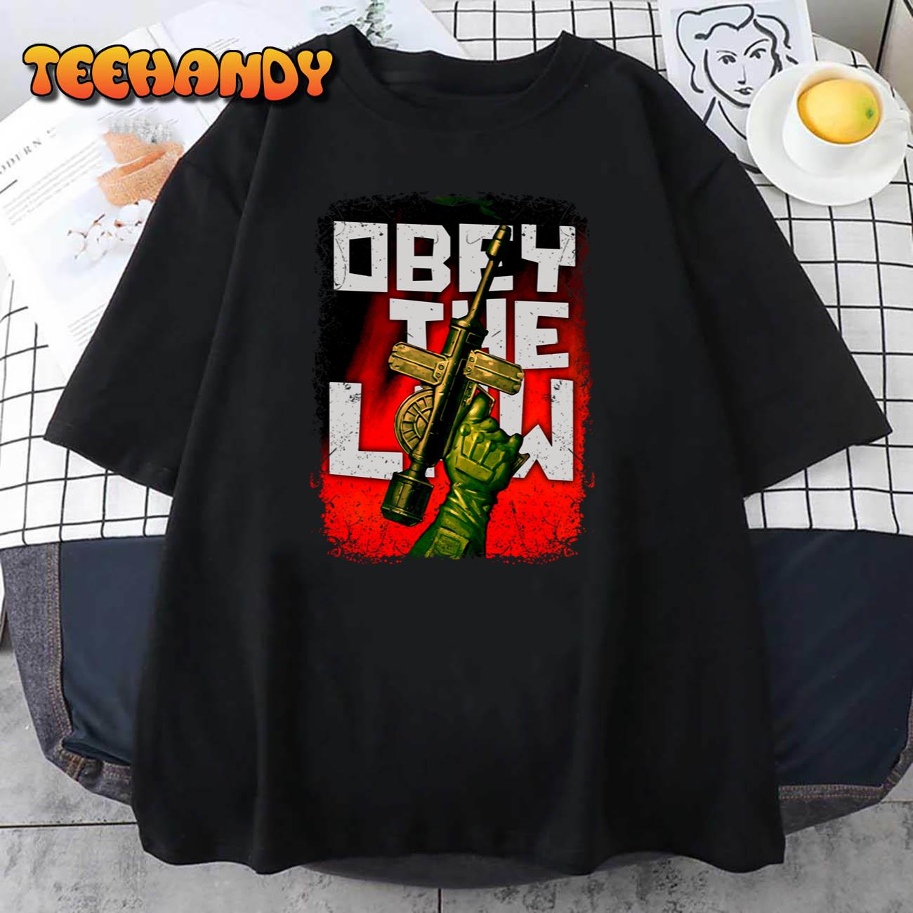 Judge Dredd Obey The Law Unisex T-Shirt