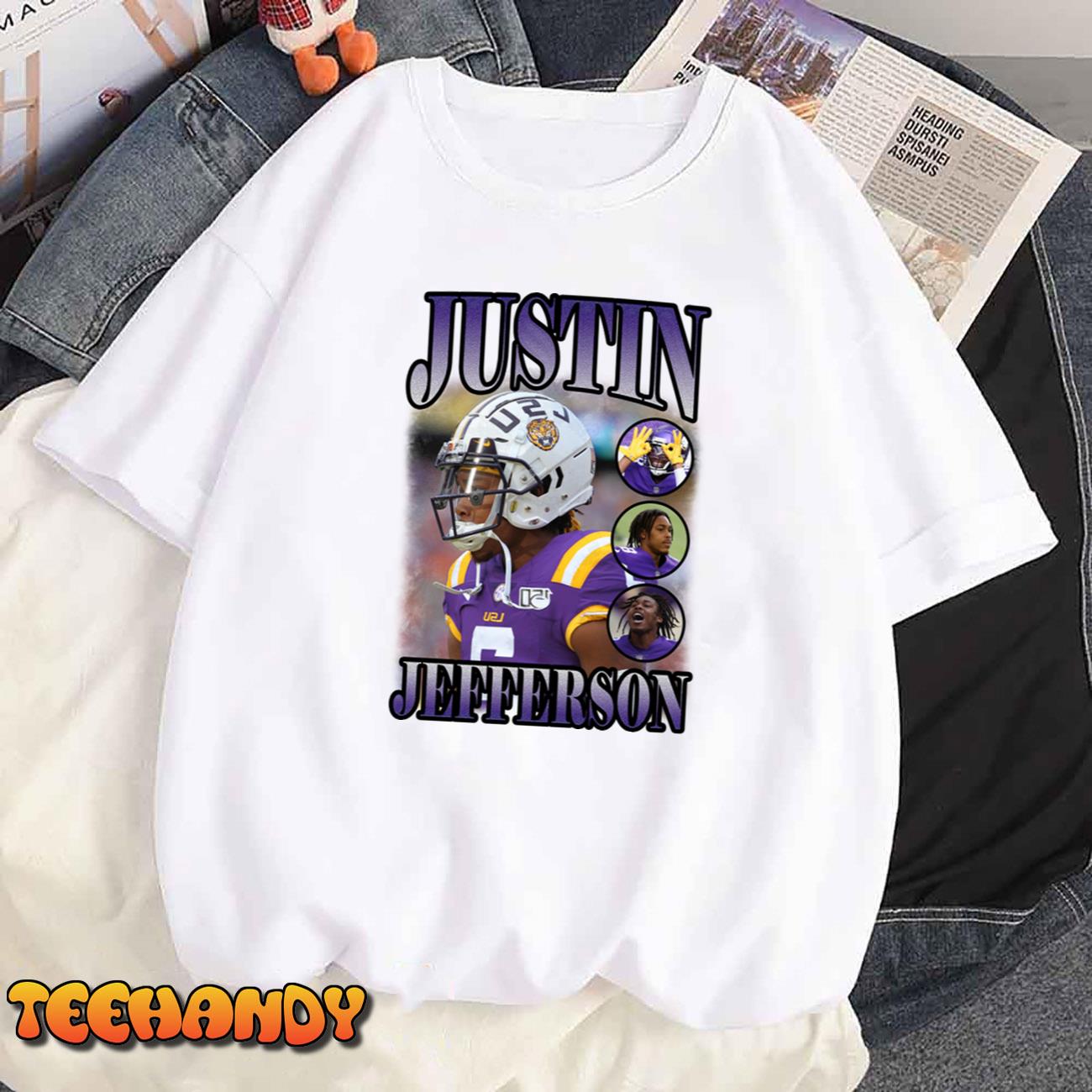 Justin Jefferson T-Shirt NFL Player Minnesota Vikings Unisex T Shirt