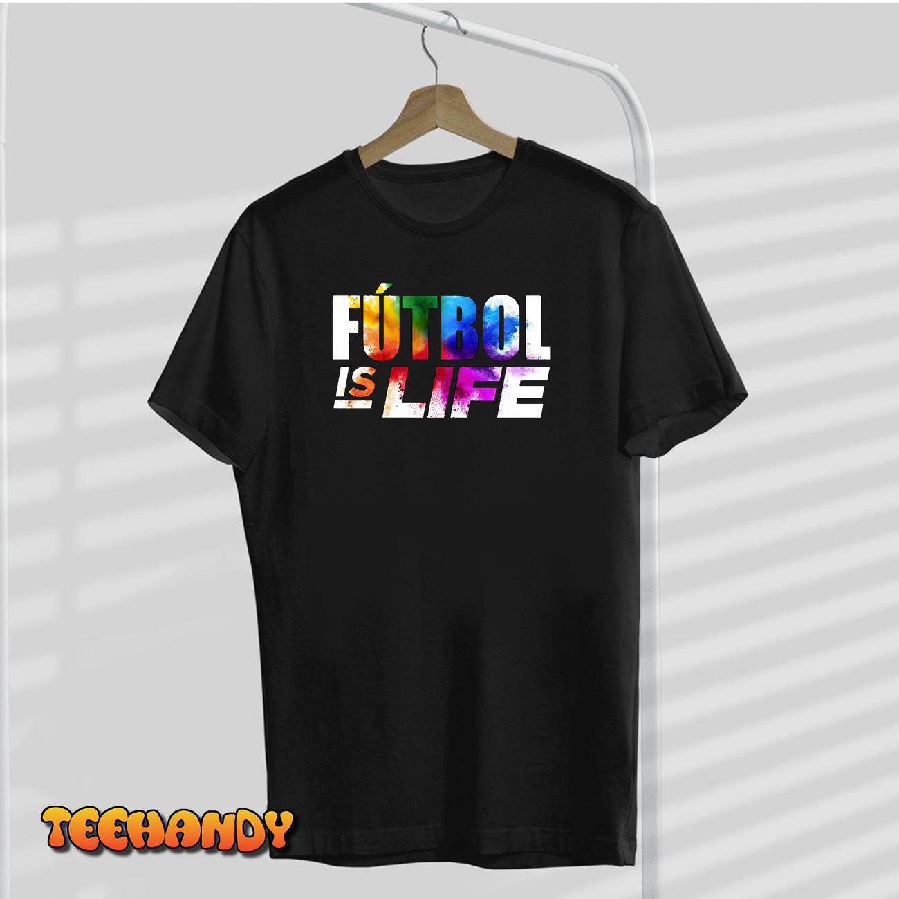 Logo Graphic Proud Futbol Is Life Cool Gift Unisex T-Shirt