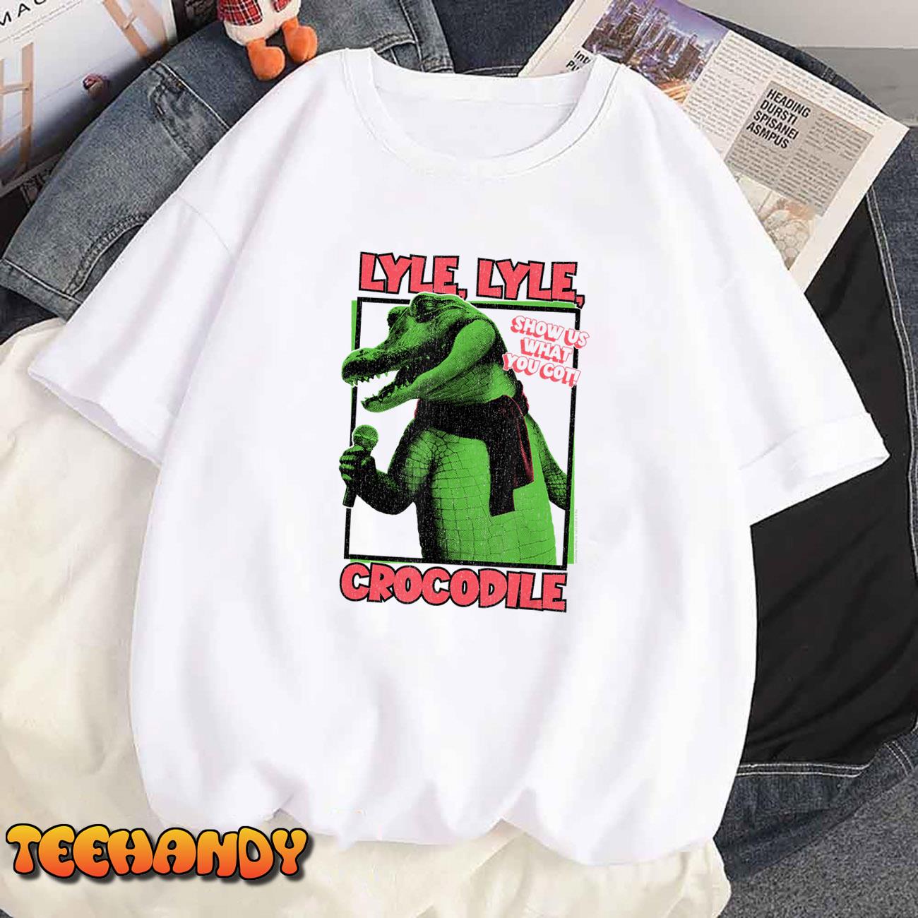 Lyle, Lyle, Crocodile Pink and Green Singing T-Shirt