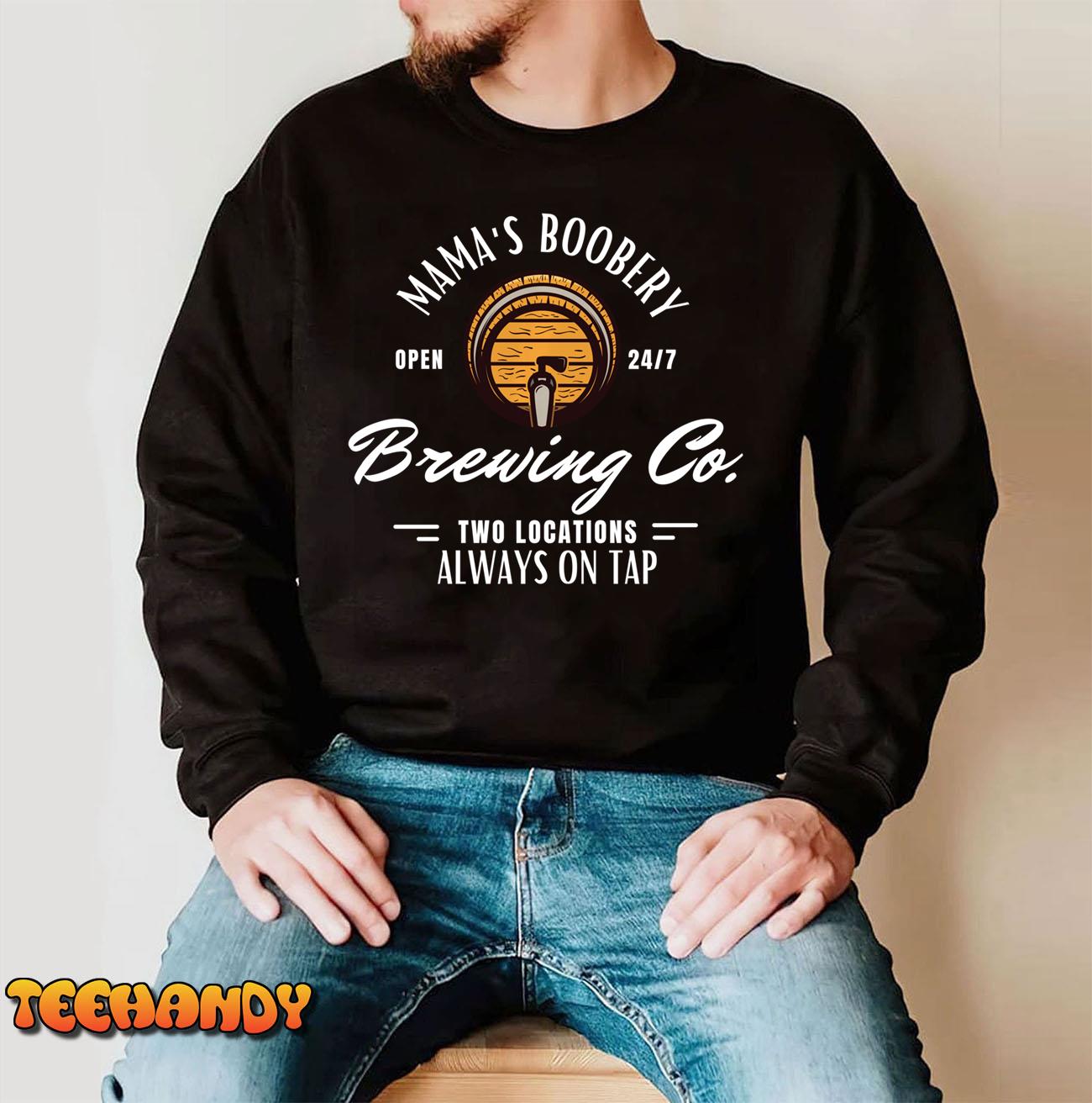 Mama’s Boobery Breastfeeding Brewery New Mom Brewing Co Sweatshirt