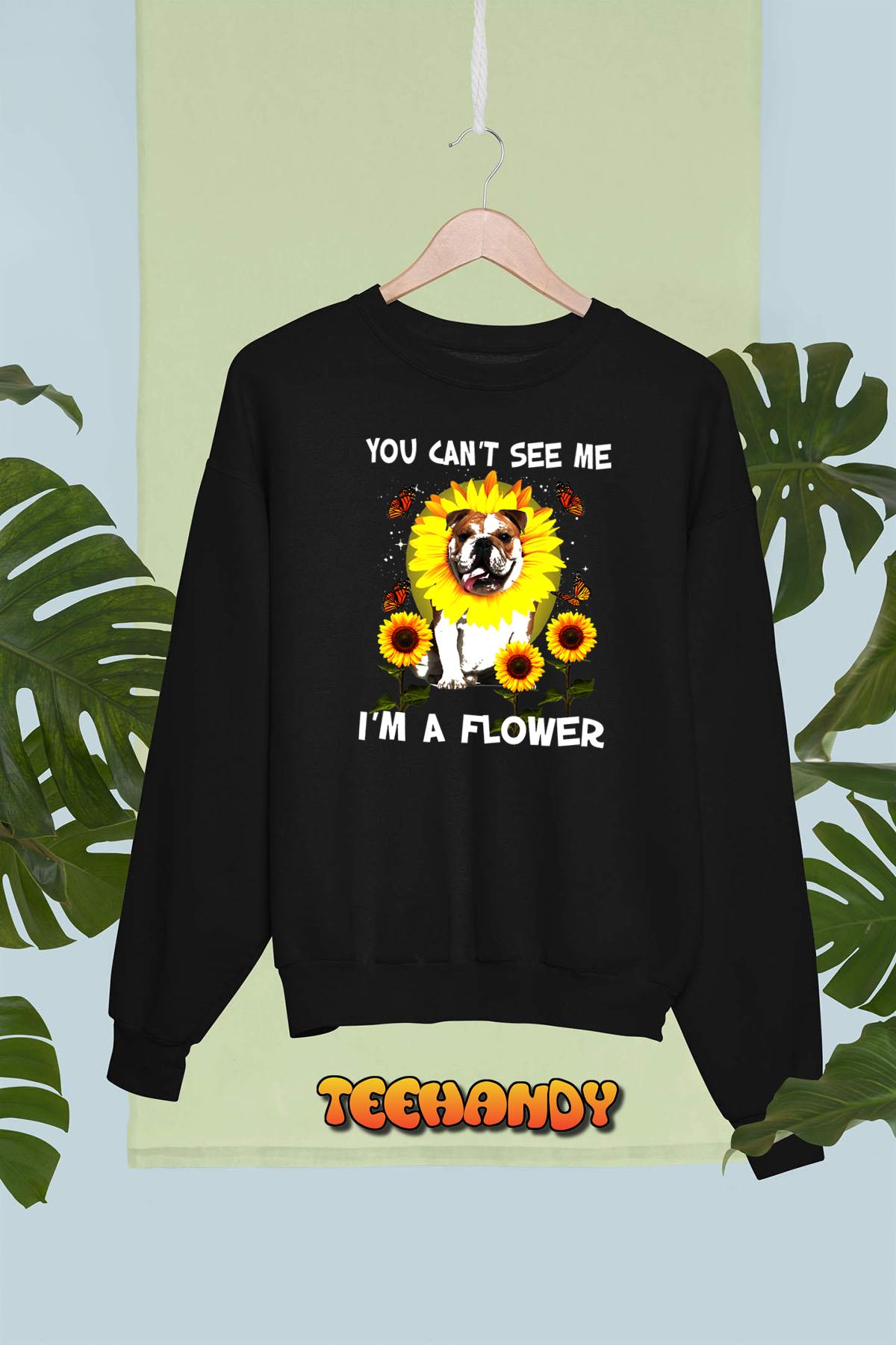 Me Im A Sunflower English Bulldog Unisex T-Shirt