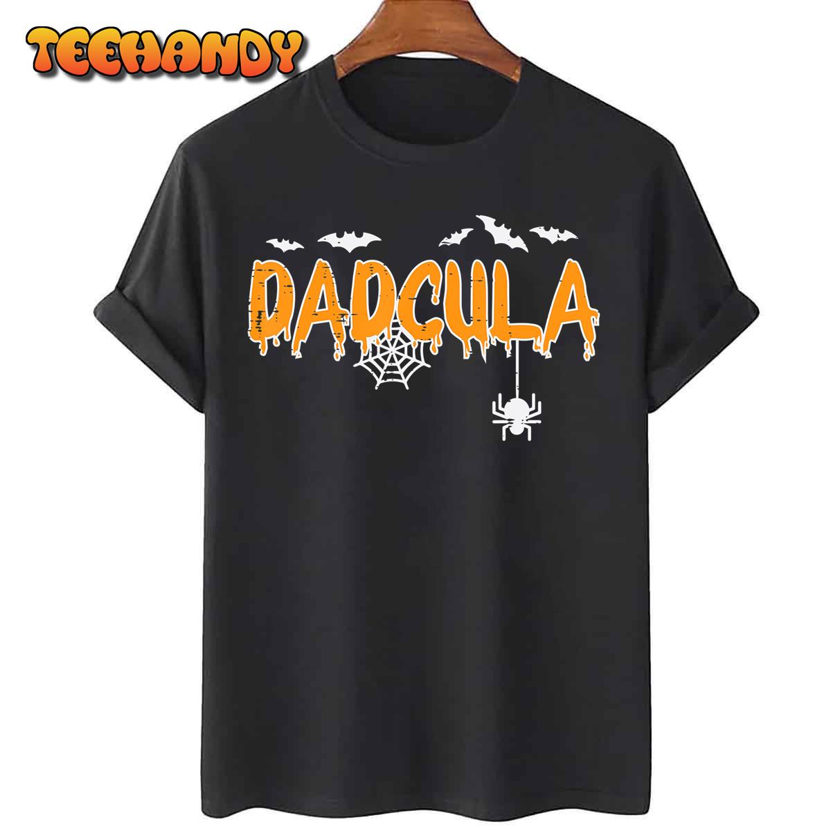 Mens Dadcula Daddy Matching Family Halloween Costume Dad Men T-Shirt