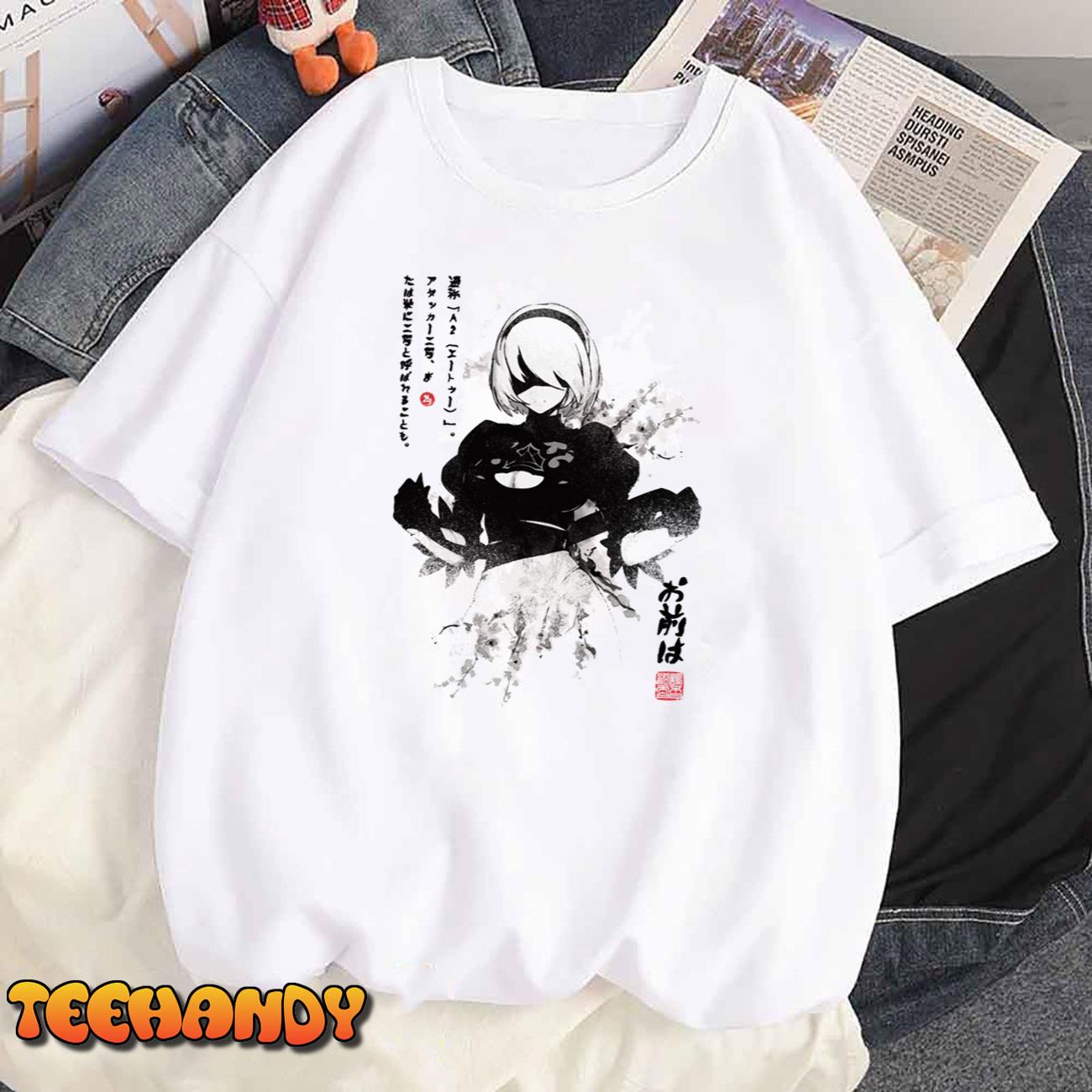 NieRAutomata 2B Japan Unisex T-Shirt