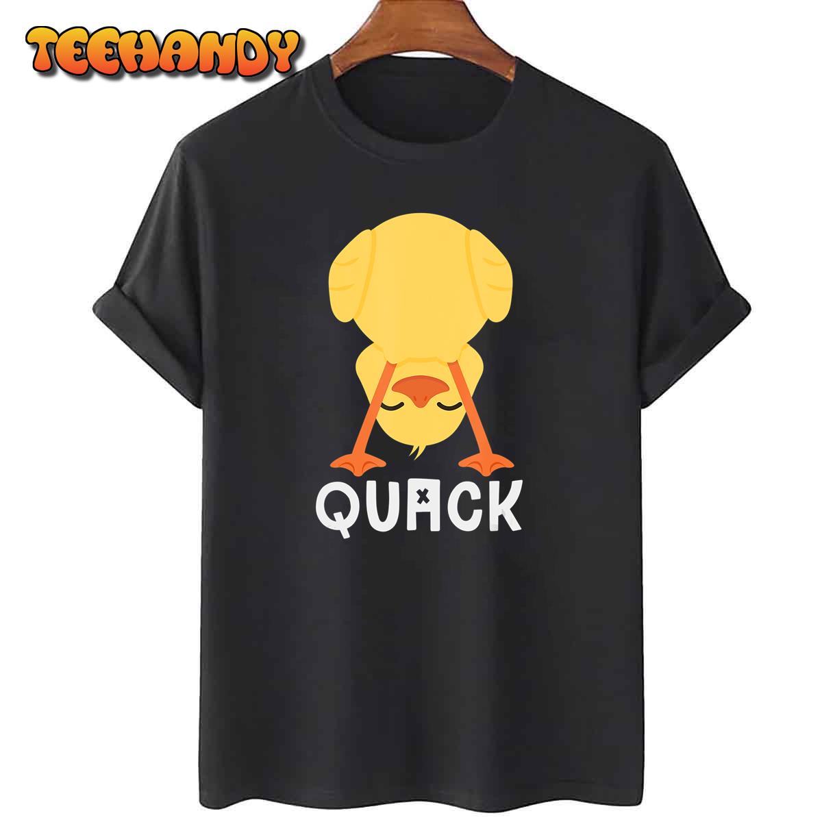 Quack Duck Funny Design Gift T-Shirt