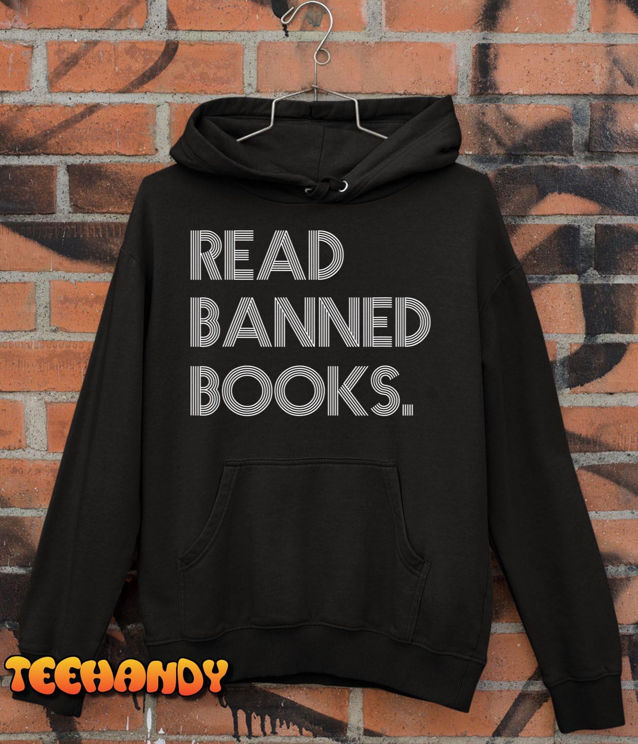 Read Banned Books Librarians Banned Books Week Retro Vintage T-Shirt