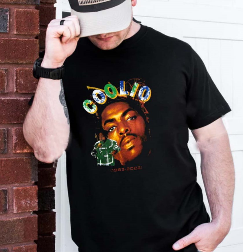 RIP Coolio Rapper 1963-2022 Thank You For The Memories T-shirt