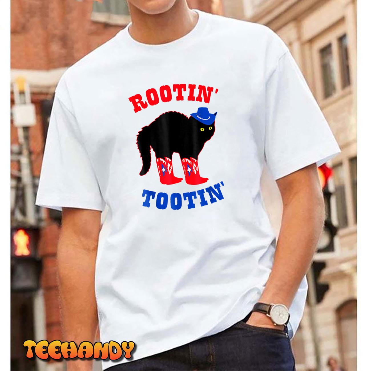 Rootin And Tootin Cowboy Cat T-Shirt