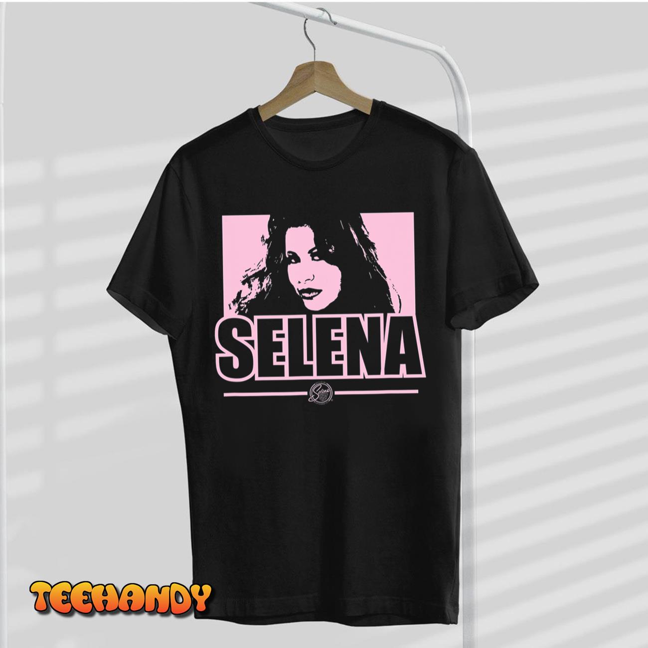 Selena Quintanilla – Selena Pink Block T-Shirt