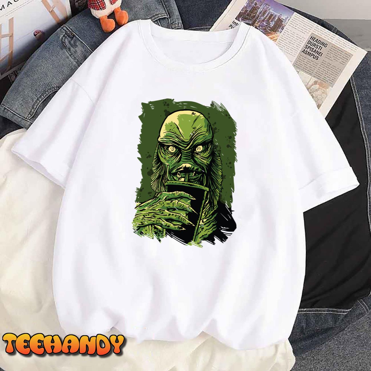 Sunset Movie Night Film Friend Halloween Funny Black Lagoon Unisex Sweatshirt