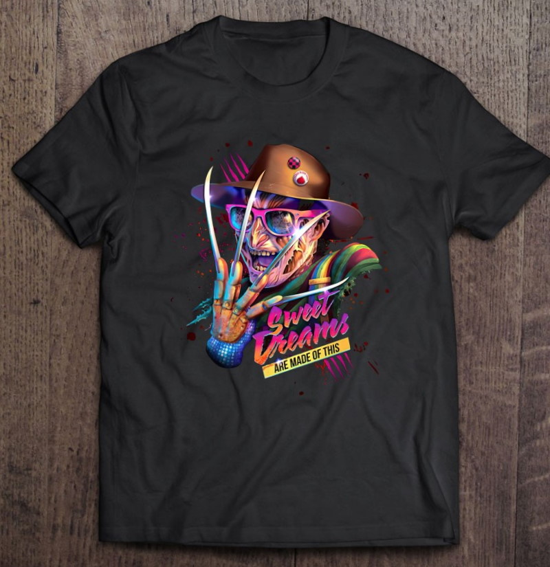 Sweet Dreams Are Made Of This Freddy Krueger Retro Art Unisex T Shirt