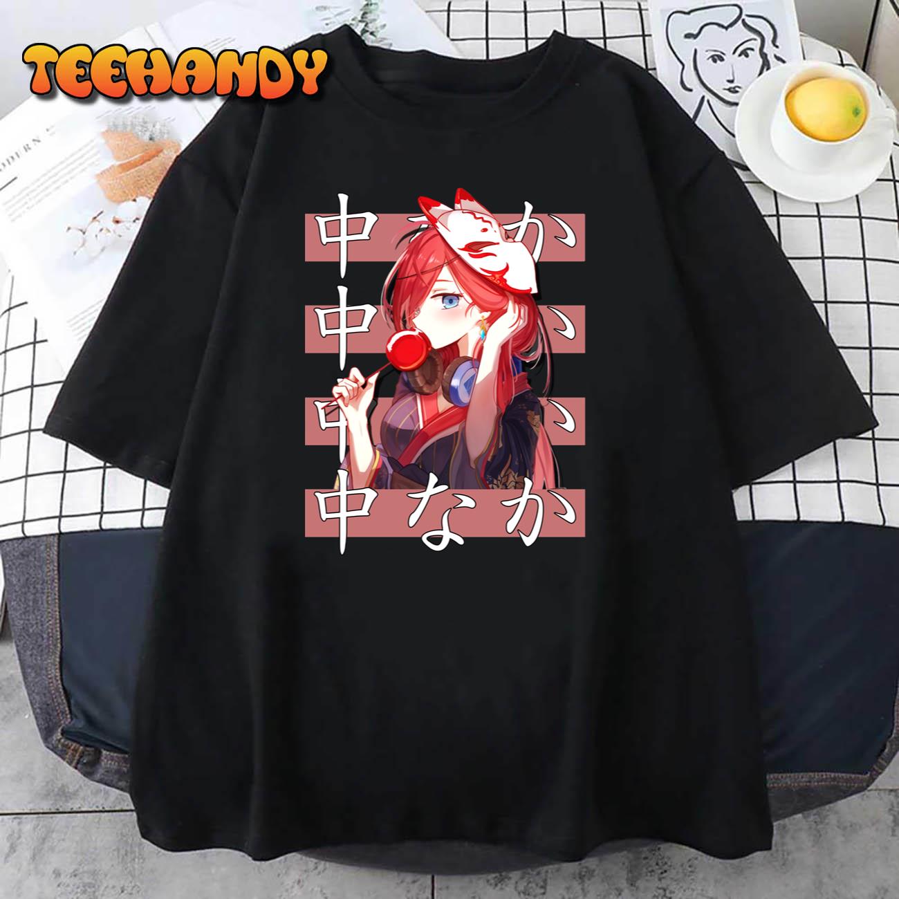 Miku Nakano The Quintessential Quintuplets Anime Unisex T-Shirt