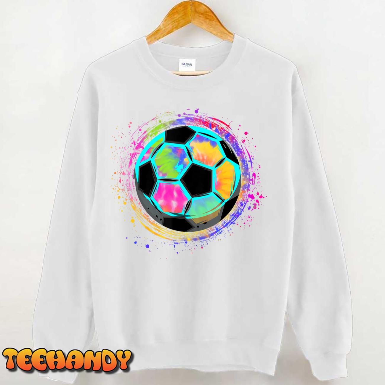 Tie Dye Soccer Ball for All Soccer Lovers Unisex T-Shirt