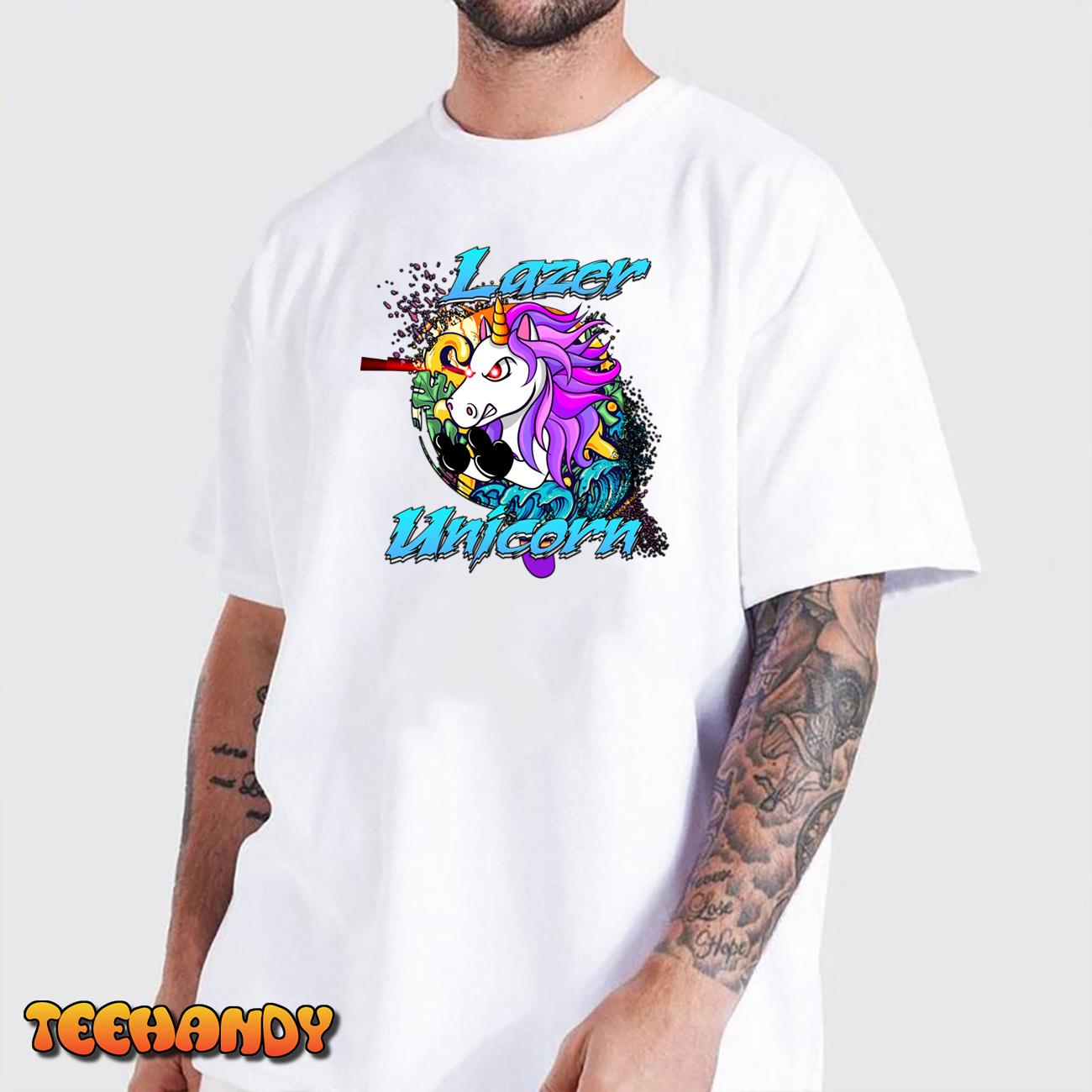 Unicorn Lazer Unisex T-Shirt