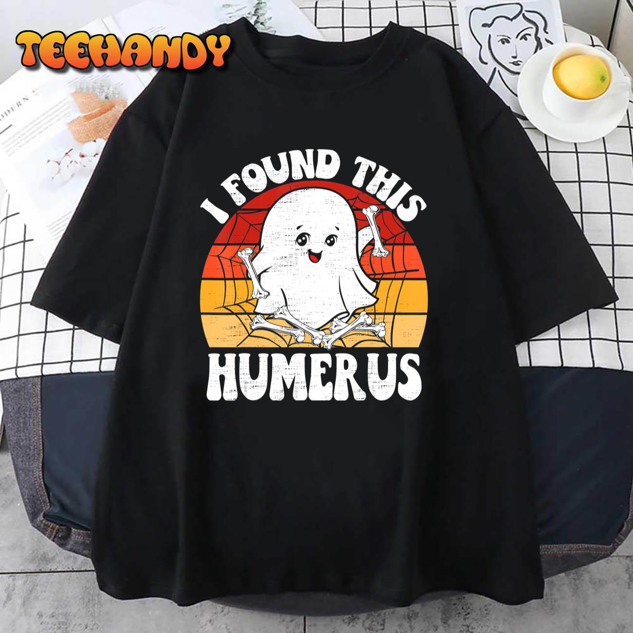 Vintage I Found This Humerus Halloween Costume Sweatshirt