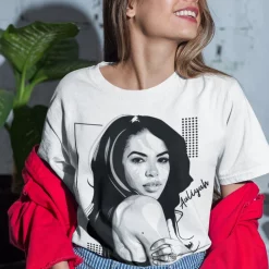 Aaliyah Vintage 90’s T-Shirt – Aaliyah Inspired Music Shirt