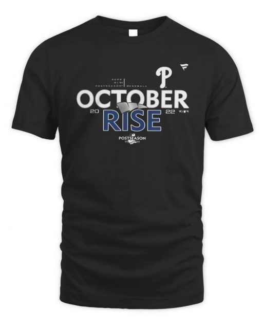 Philadelphia Phillies October Rise 2022 Postseason T-Shirt