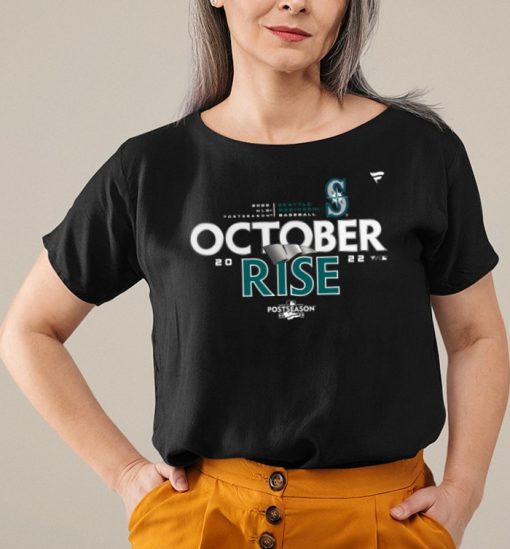 Seattle Mariners October Rise 2022 Postseason Locker Room Unisex T-Shirt