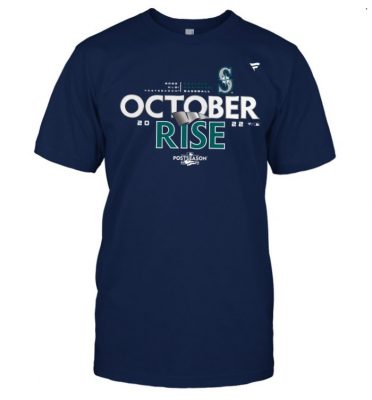 Seattle Mariners October Rise 2022 Postseason Locker Room Unisex T Shirt 3