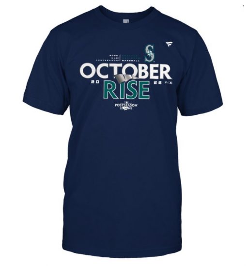Seattle Mariners October Rise 2022 Postseason Locker Room Unisex T-Shirt
