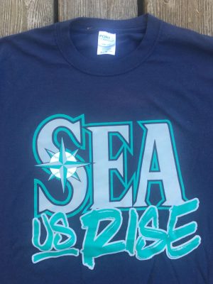 Seattle Mariners Sea Us Rise 2022 Unisex T Shirt 2