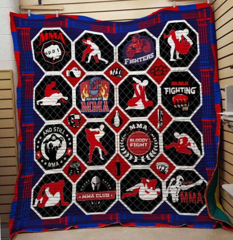 A 3D  All Over Printed Quilt Blanket