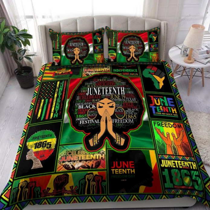 Africa JuneTeeth Spread Comforter 3D Bedding Set