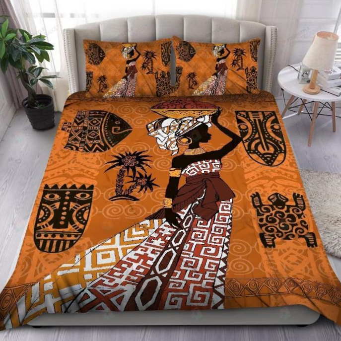 African Girl All Over Printed Bedding Set