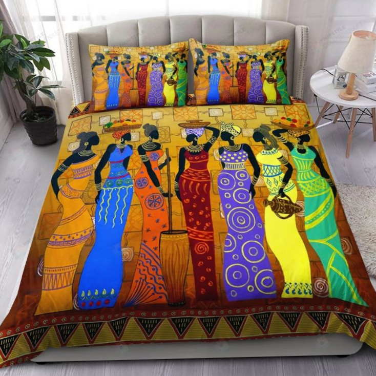 African Woman All Over Printed 3D Bedding Set