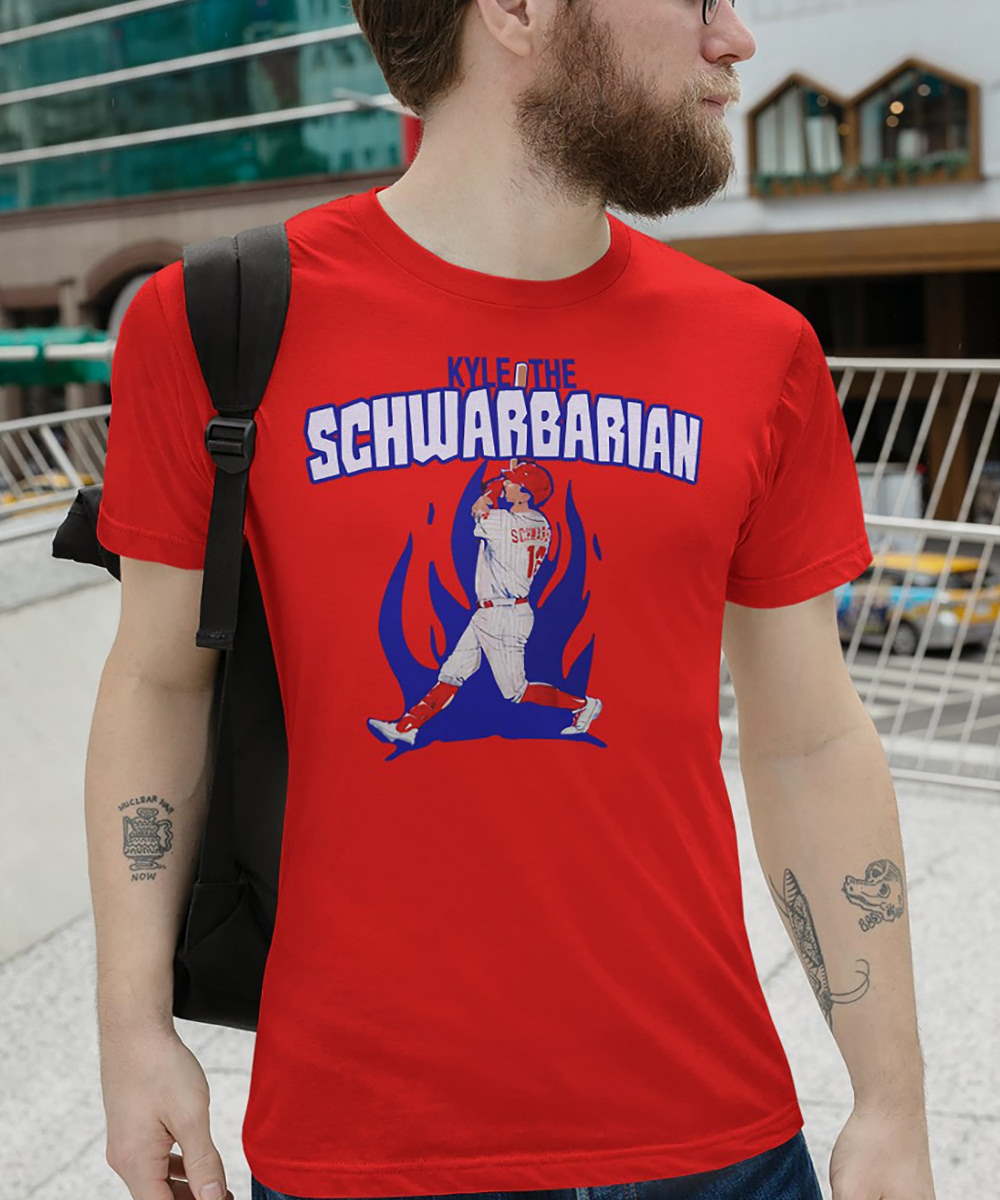 Alec Bohm Kyle The Schwarbarian Shirt, Kyle The Schwarbarian T-Shirt