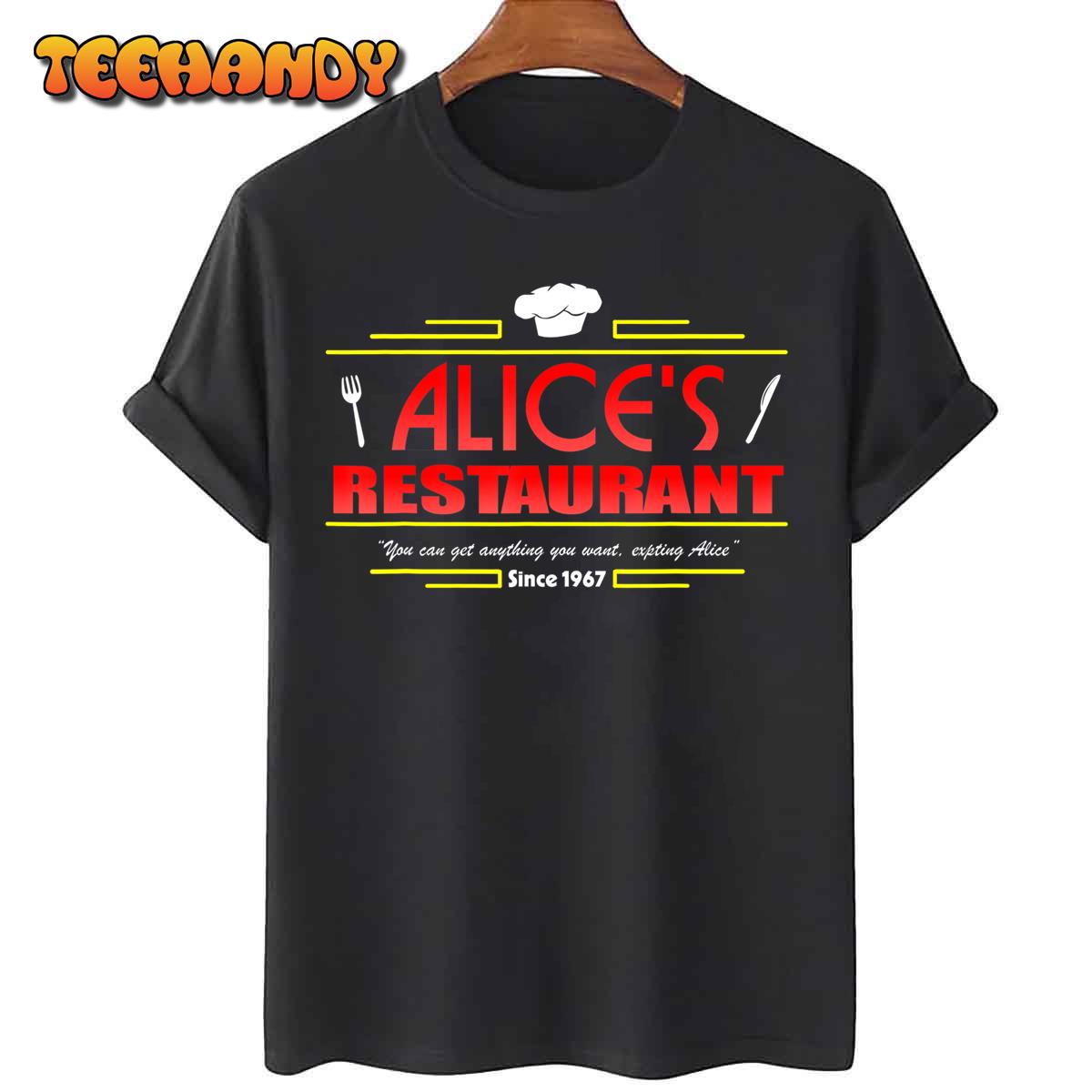 Alice’S Restaurant Massacree Funny Thanksgiving Christmas T-Shirt